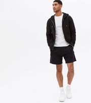 New Look Black Jersey Cargo Shorts